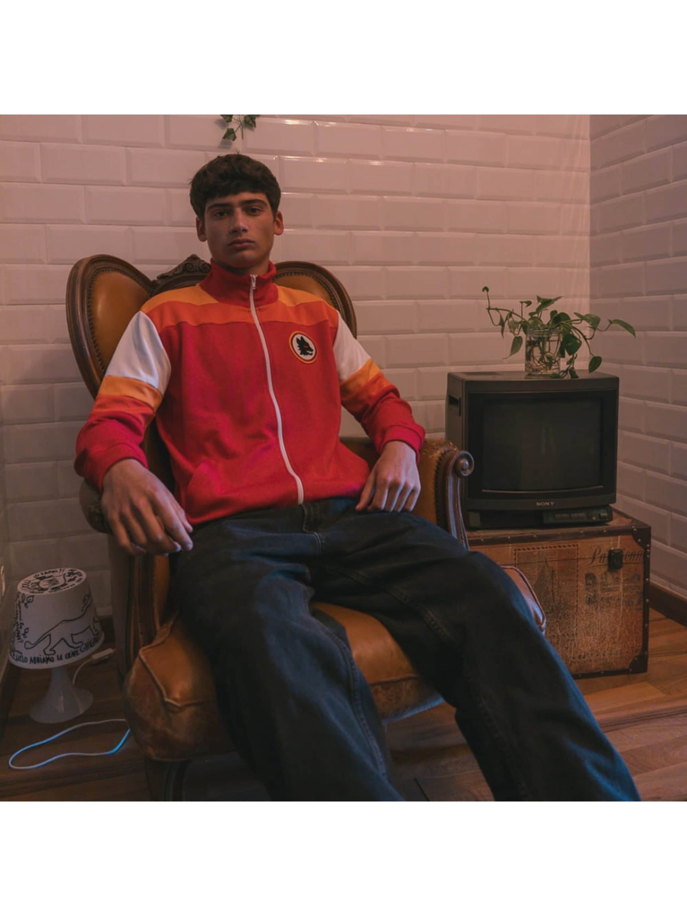 COPA FOOTBALL Sportjas 'AS Roma 1979 - 80 Retro Voetbaljack' in Rood