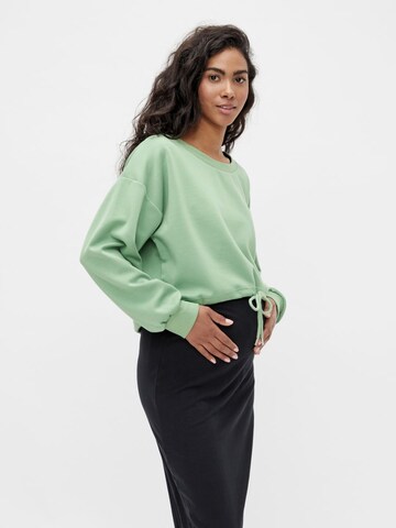 MAMALICIOUS Sweatshirt 'Ray' in Groen: voorkant