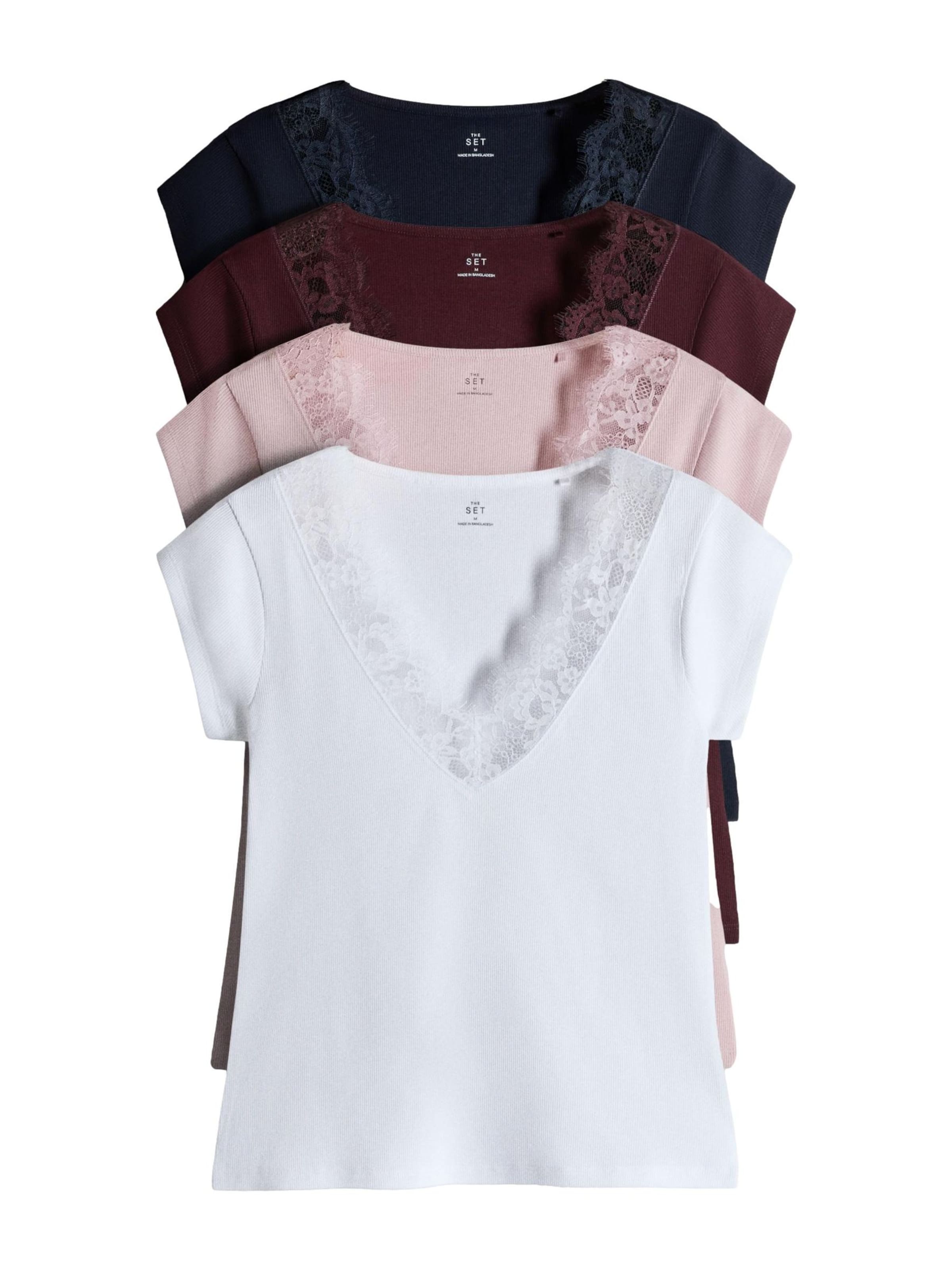 The Set T-Shirt in Blau: Vorderseite