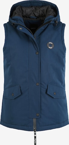 Oxmo Vest 'Tenja' in Blue: front