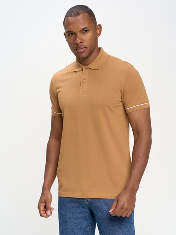 BIG STAR Shirt 'GETAH' in Brown: front