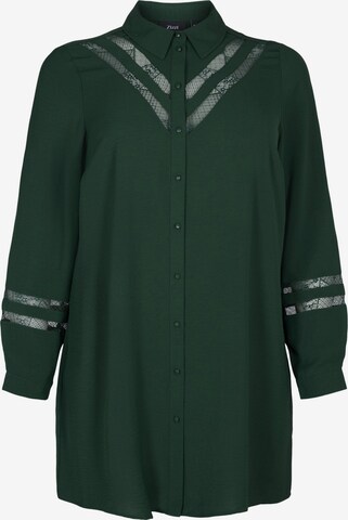 Zizzi - Blusa em verde: frente