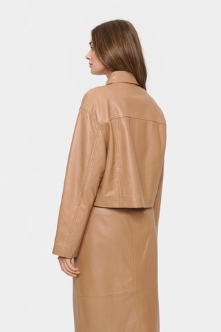 SAINT TROPEZ Between-Season Jacket 'Falexi' in Beige