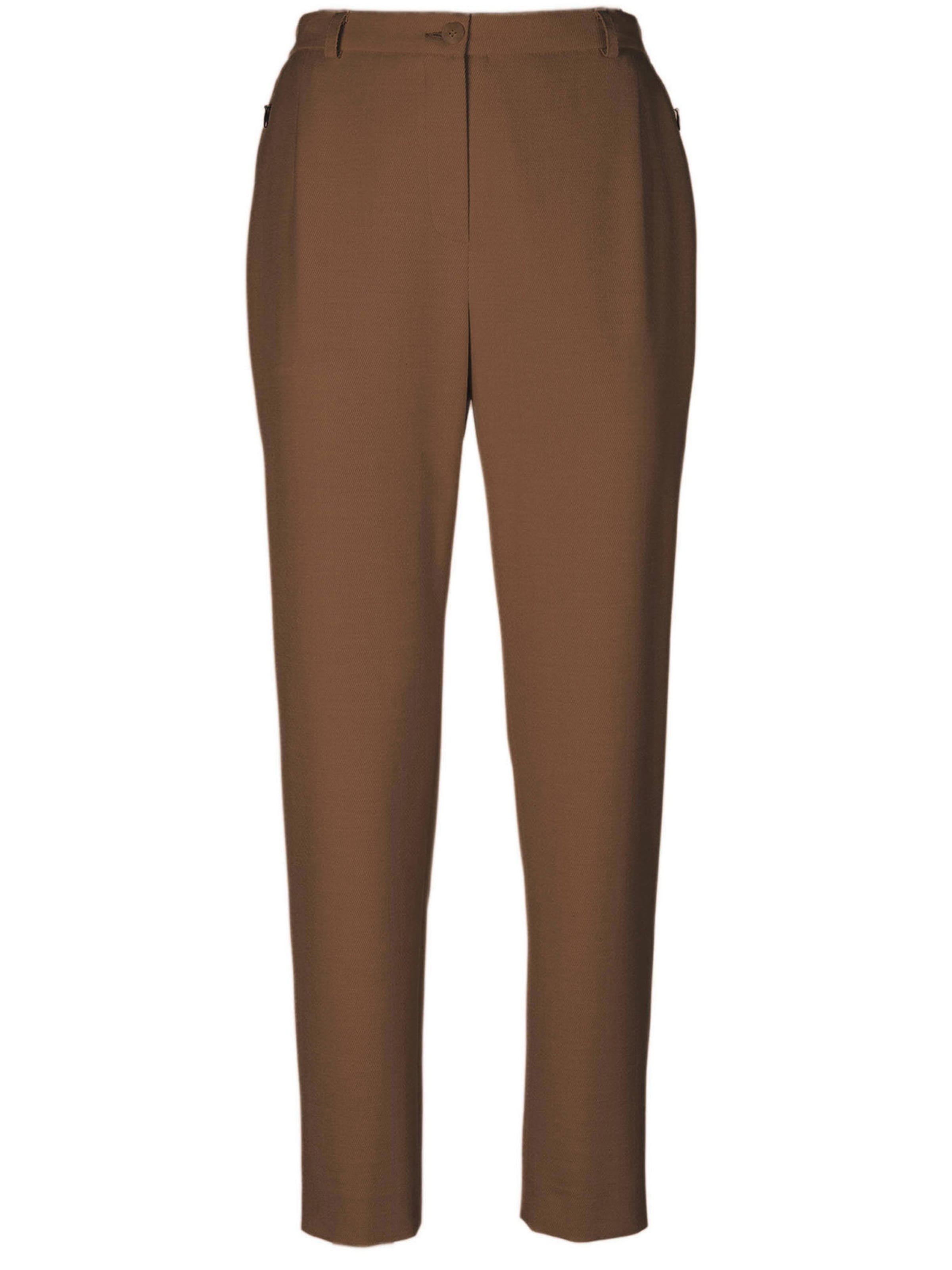 Goldner Regular Broek in Bruin: voorkant