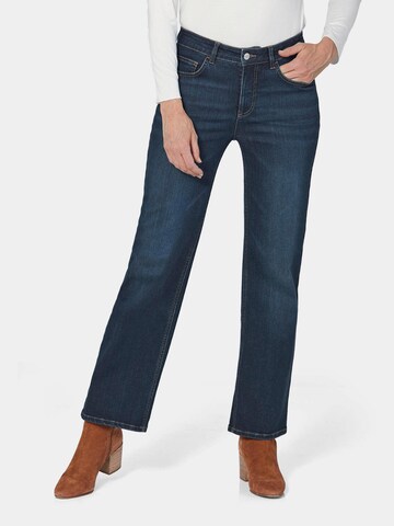 Goldner Loosefit Jeans in Blauw: voorkant