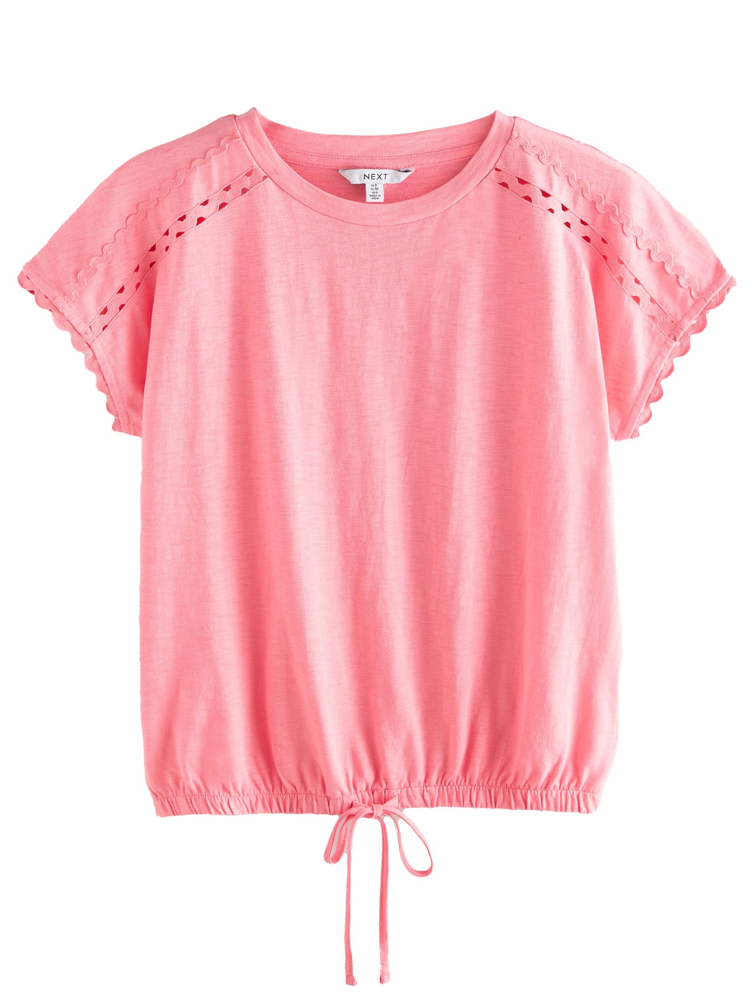Next Футболка в Ярко-розовый: спереди