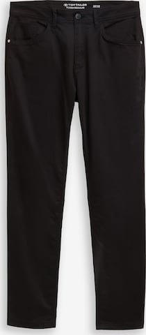 TOM TAILOR Slimfit Hose 'Josh' in Schwarz: Vorderseite