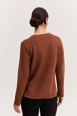 b.young Strickpullover in Braun