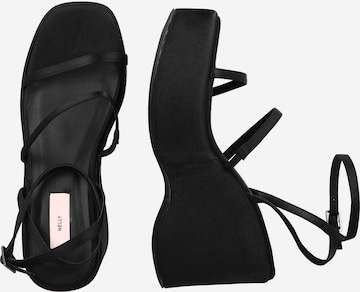 NLY by Nelly Strap sandal 'All About Us' in Black