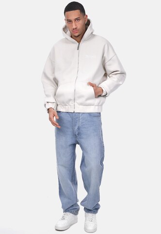 Dropsize Sweat jacket 'Embo' in Grey