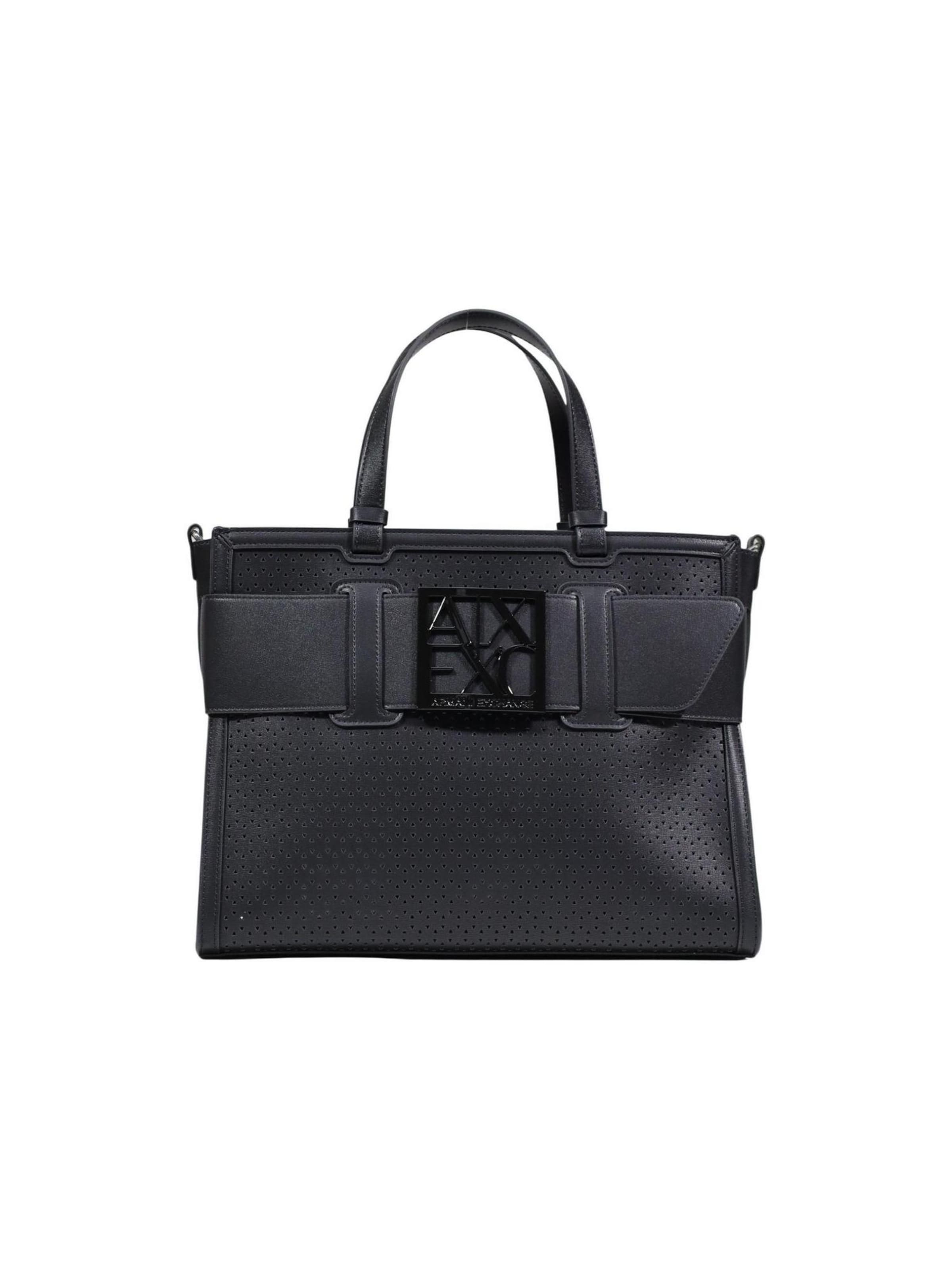ARMANI EXCHANGE - Bolso de hombro 'SHOPPING BAG XW000920 AF22626' en negro: frente