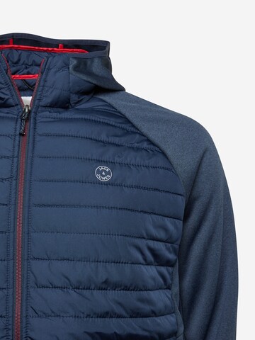 Jack & Jones Plus Přechodná bunda – modrá