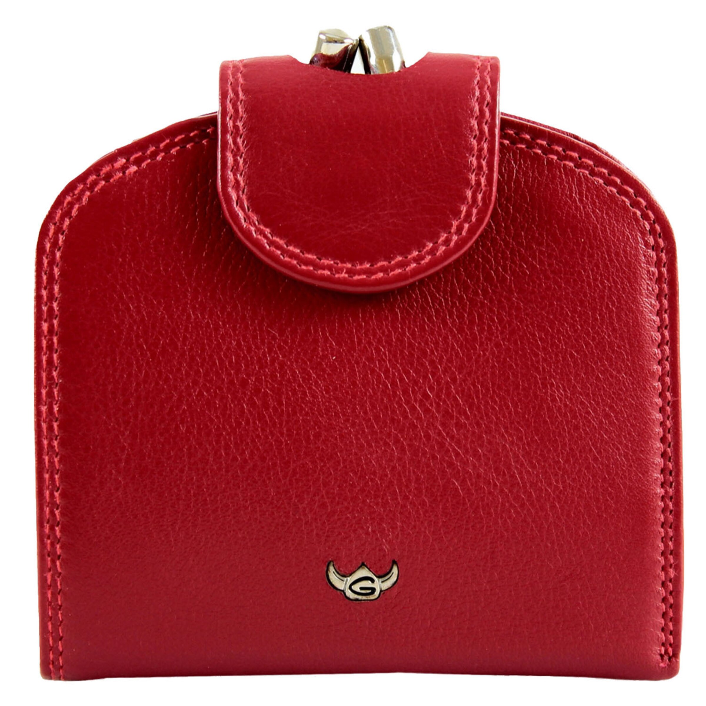 Portamonete 'Polo' di GOLDEN HEAD in rosso: frontale