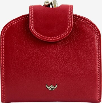 GOLDEN HEAD Wallet 'Polo' in Red: front