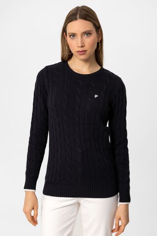 DENIM CULTURE Sweater 'KENDALL' in Blue: front