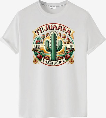 RMK Shirt 'Mexico Tijuana' in Weiß: Vorderseite