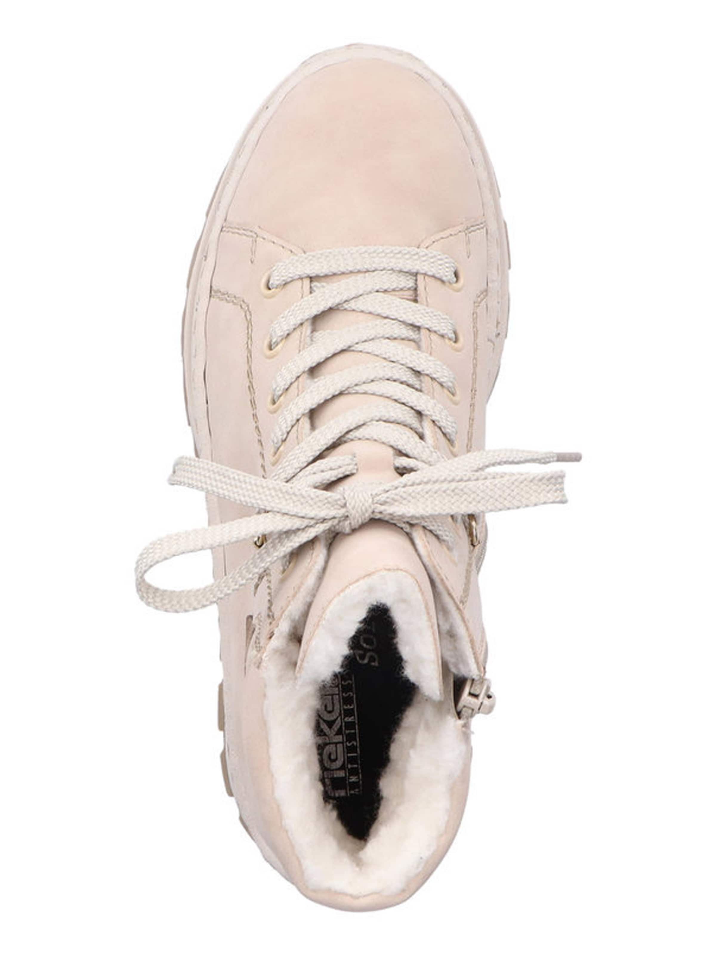 Bottines à lacets Rieker en beige
