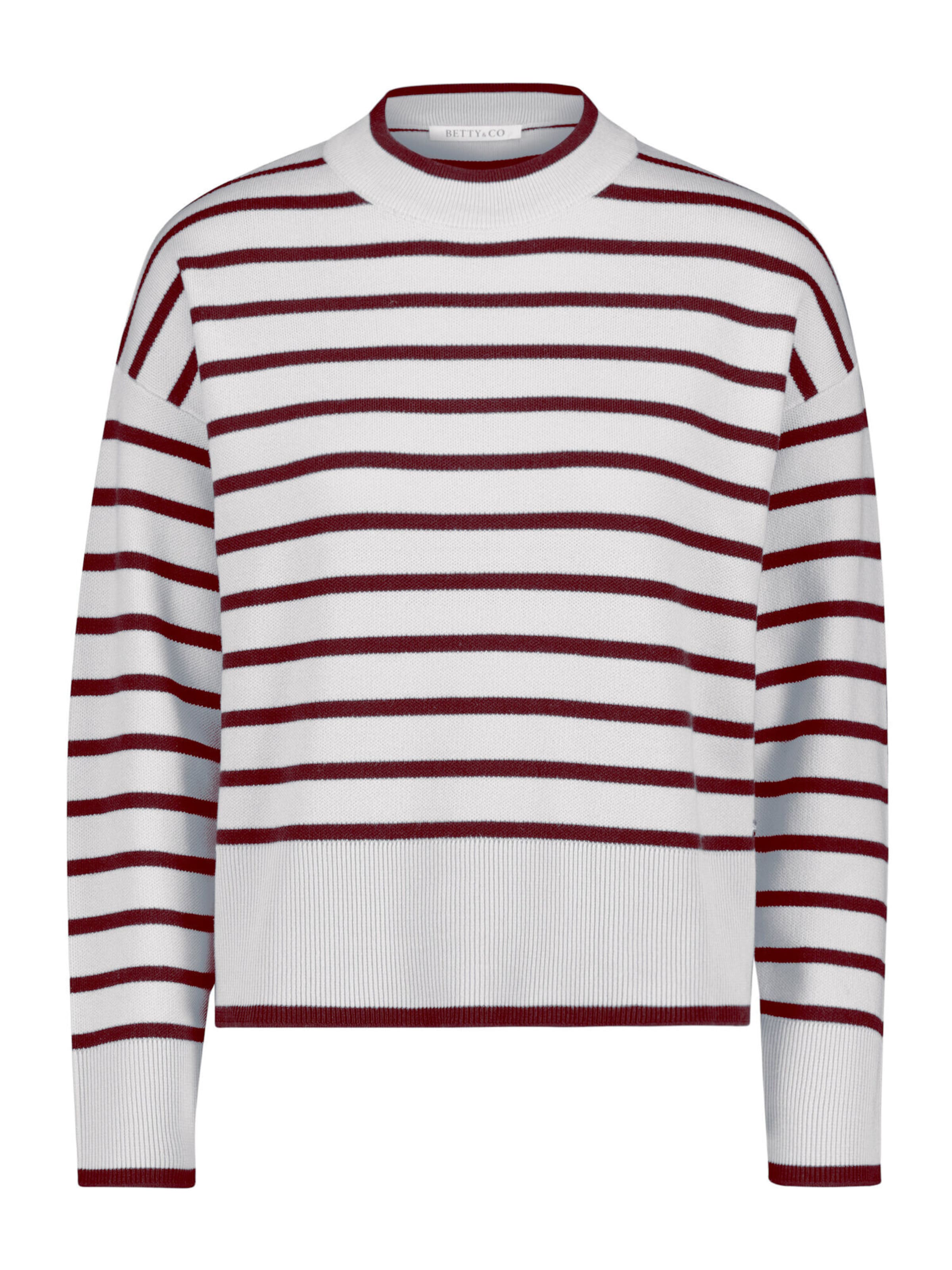 Pull-over Betty & Co en blanc : devant