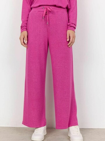 Wide leg Pantaloni ' SC_BIARA ' di Soyaconcept in rosa: frontale