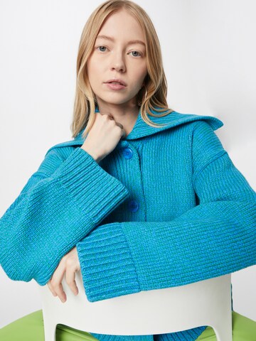 Samsøe Samsøe Knit cardigan 'MADDY' in Blue