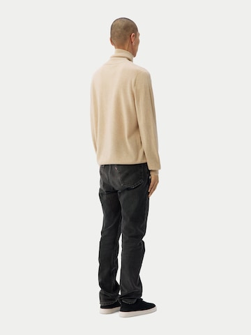GOBI Cashmere Pullover 'Men's Essential Turtleneck Cashmere Sweater'‌ in Beige