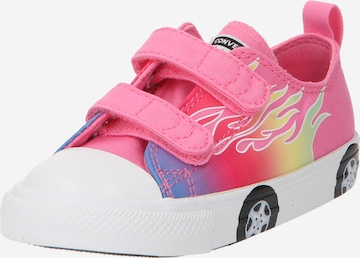 CONVERSE - Zapatillas deportivas en rosa: frente