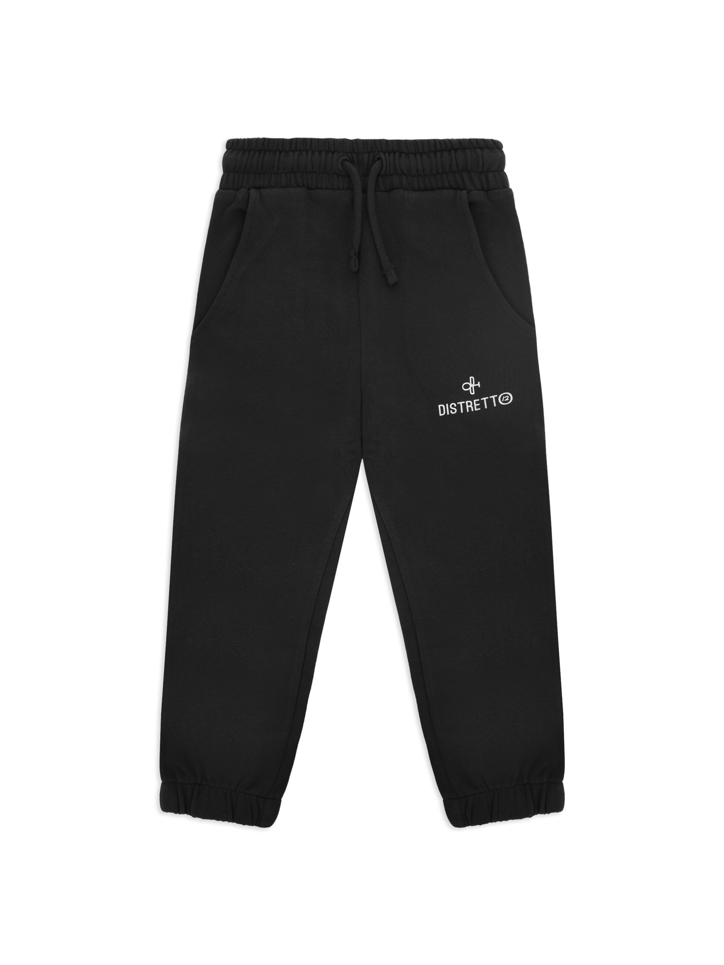 Distretto12 Regular Hose 'LISBONA' in Schwarz: Vorderseite