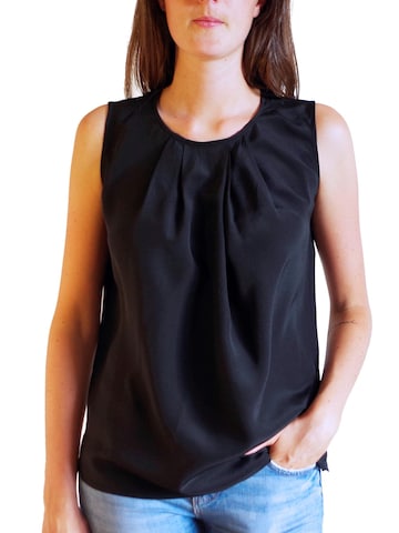 Camicia da donna 'Seidenbluse Gileseta' di Posh Gear in nero