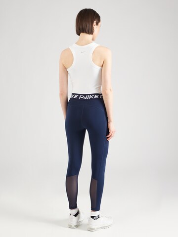 NIKE Skinny Sporthose in Blau