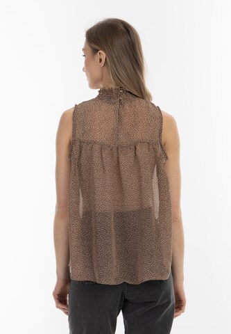 DreiMaster Vintage Blouse in Brown