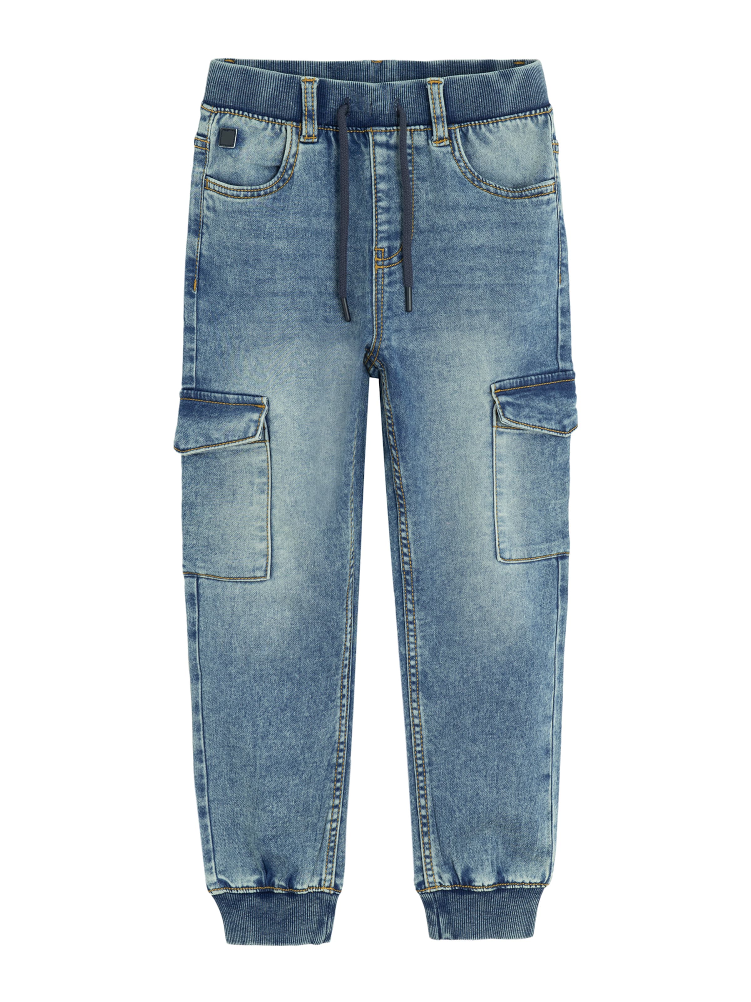 Cool Club Alt kitsenev Teksapüksid, värv sinine: eest vaates