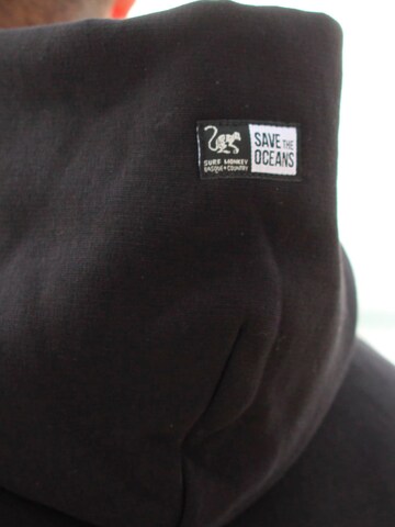 Surf Monkey Sweatshirt in Black