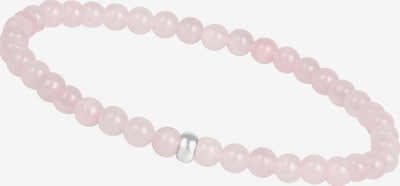 Massi Morino Perlenarmband aus Natursteine Rosenquarz, 15 cm in 15 - 18 cm in rosa, Produktansicht