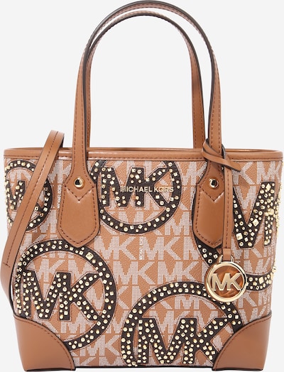 MICHAEL Michael Kors "Shopper" tipa soma, krāsa - gaiši brūns / Zelts / melns / balts, Preces skats