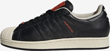 juoda ADIDAS ORIGINALS Sportbačiai be auliuko 'Superstar II': priekis