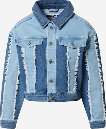 NEON & NYLON Prehodna jakna 'FREYA MALIBU' | modra barva: sprednja stran