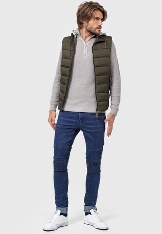 Gilet INDICODE JEANS en vert