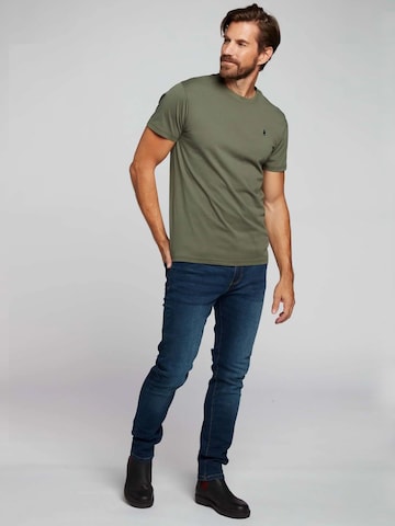 MCS Regular Fit Bluser & t-shirts 'Texas' i grå