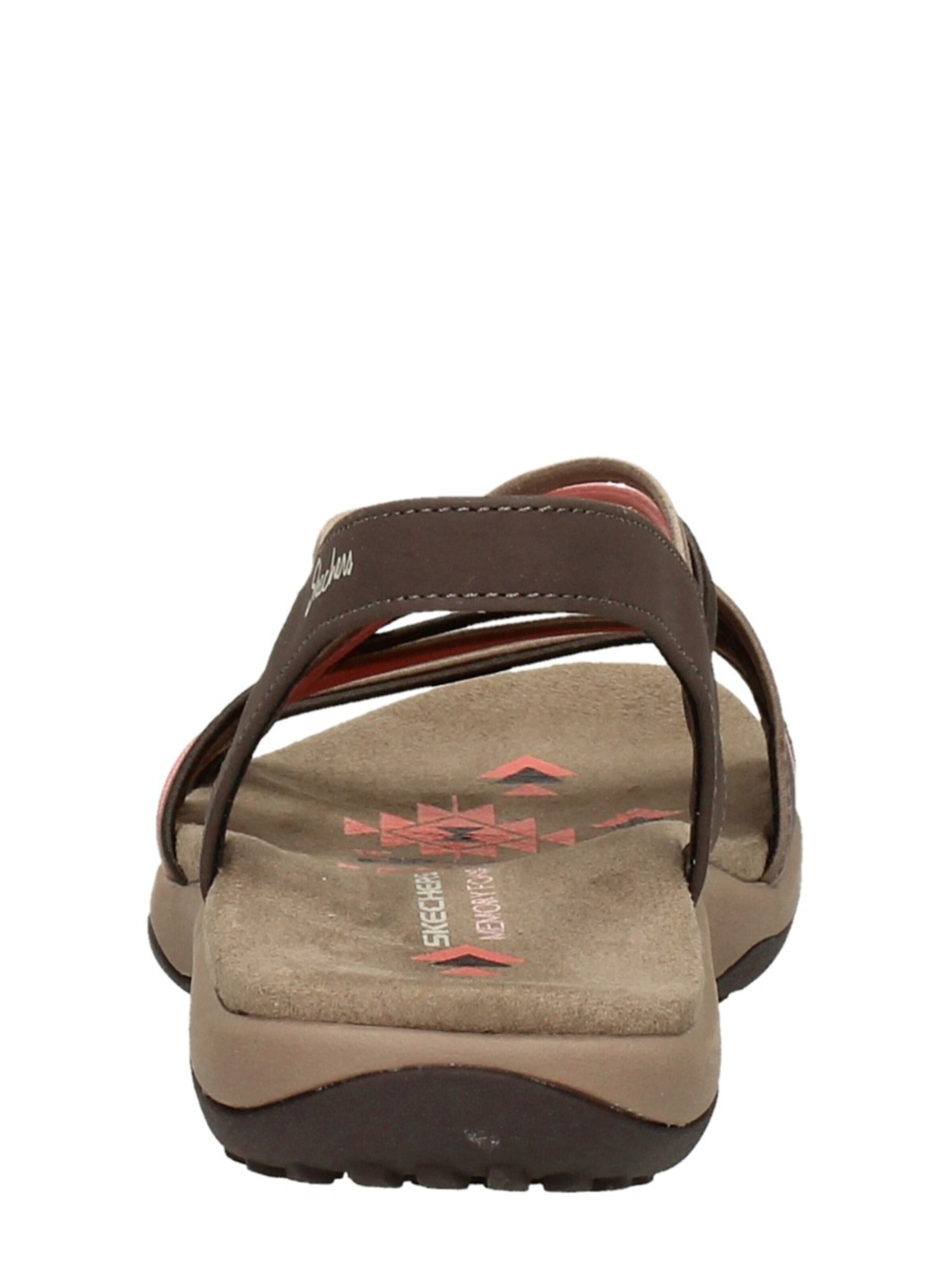 SKECHERS Sandaal 'Reggae Slim - Simply Stretch' in Bruin