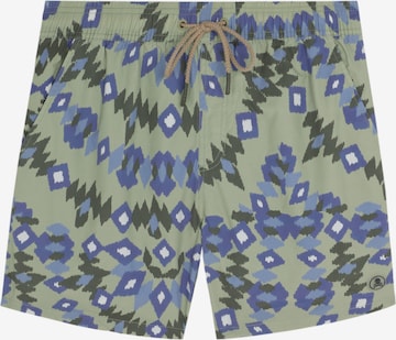 ScalpersKupaće hlače ' ' - zelena boja: prednji dio