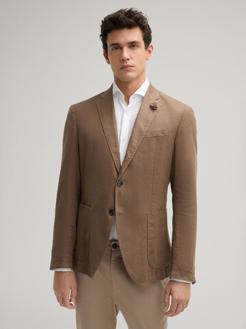 JOOP! Slim fit Colbert 'Hoverest' in Bruin: voorkant