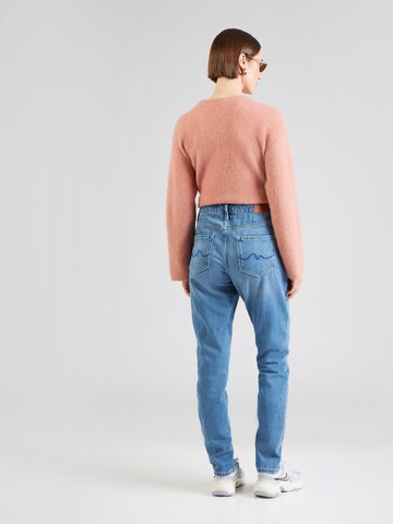 Pepe Jeans Tapered Jeans 'VIOLET' in Blue: back
