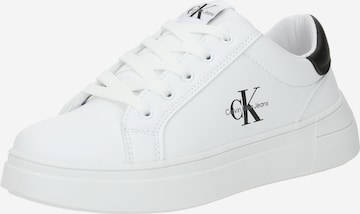 Sneaker de la Calvin Klein Jeans pe alb: față