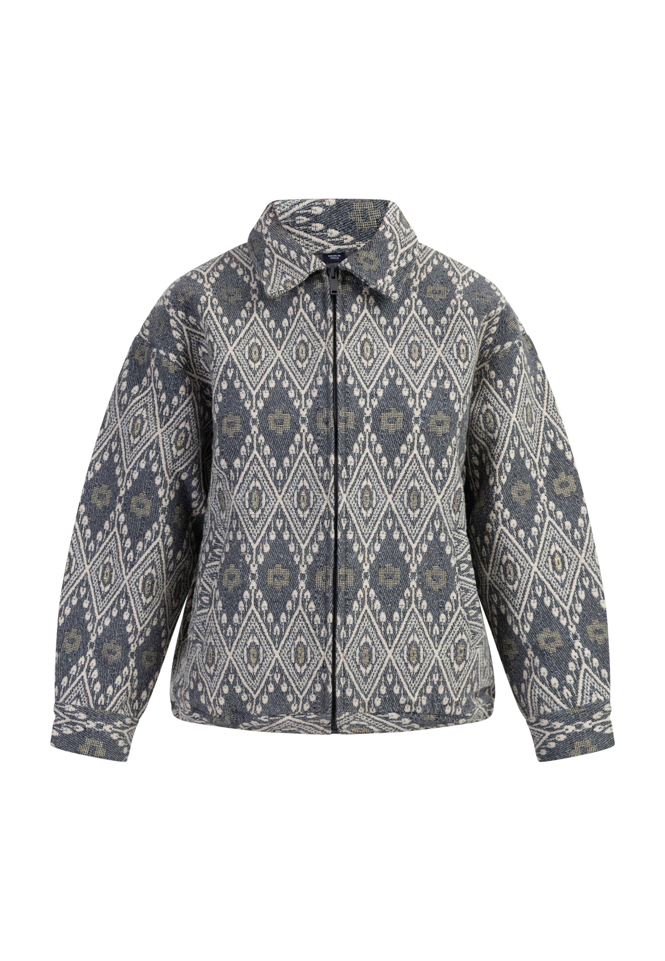 Demisezoninė striukė iš DreiMaster Vintage, spalva – kremo / melsvai pilka / dūmų pilka, Prekių apžvalga