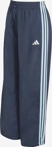 ADIDAS SPORTSWEAR Luźne Spodnie sportowe 'Essentials' w kolorze niebieski: przód