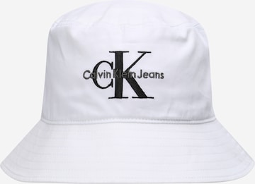 Calvin Klein Jeans Kapelusz w kolorze biały