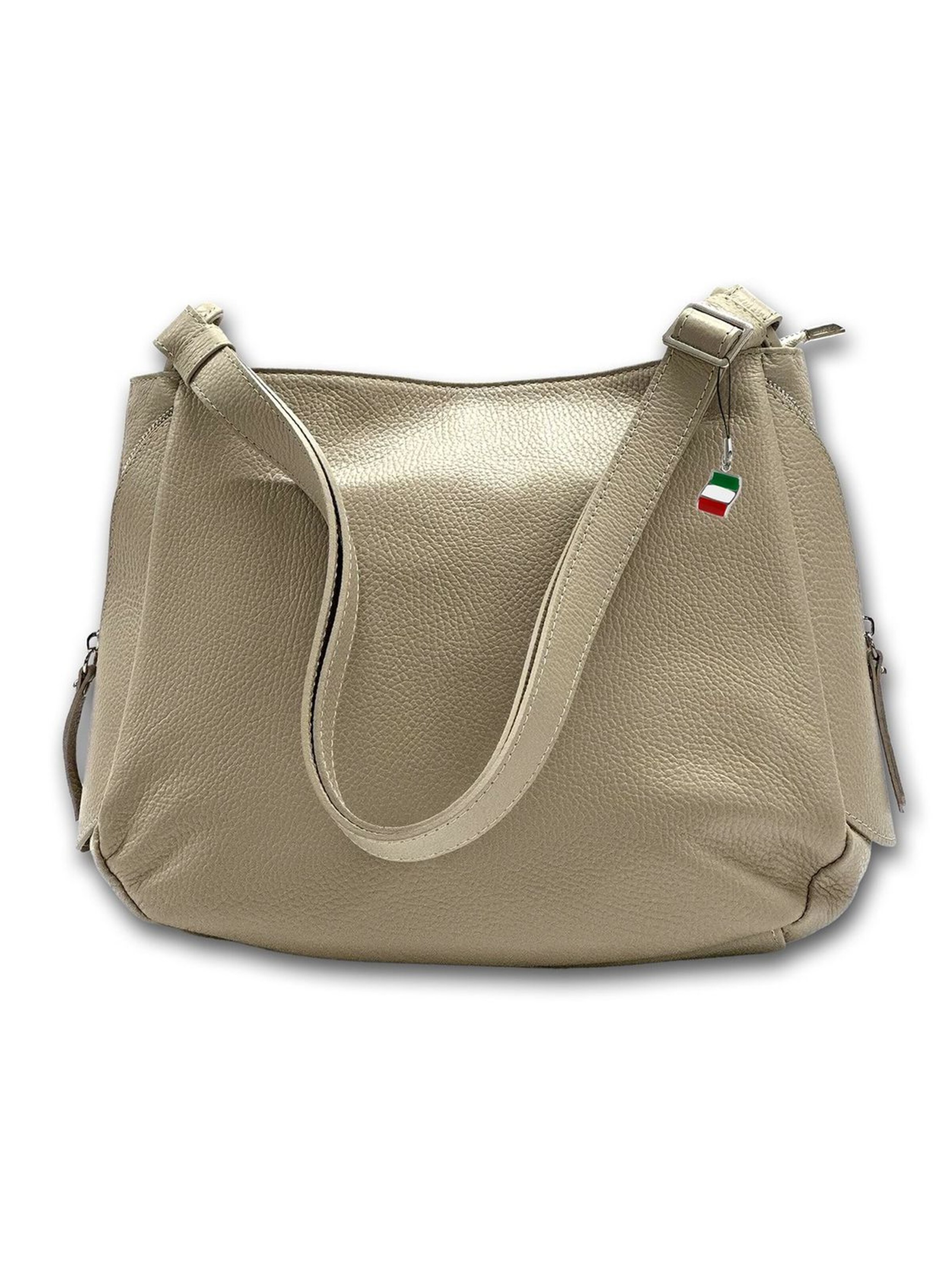 Sac à bandoulière Florence en beige : devant
