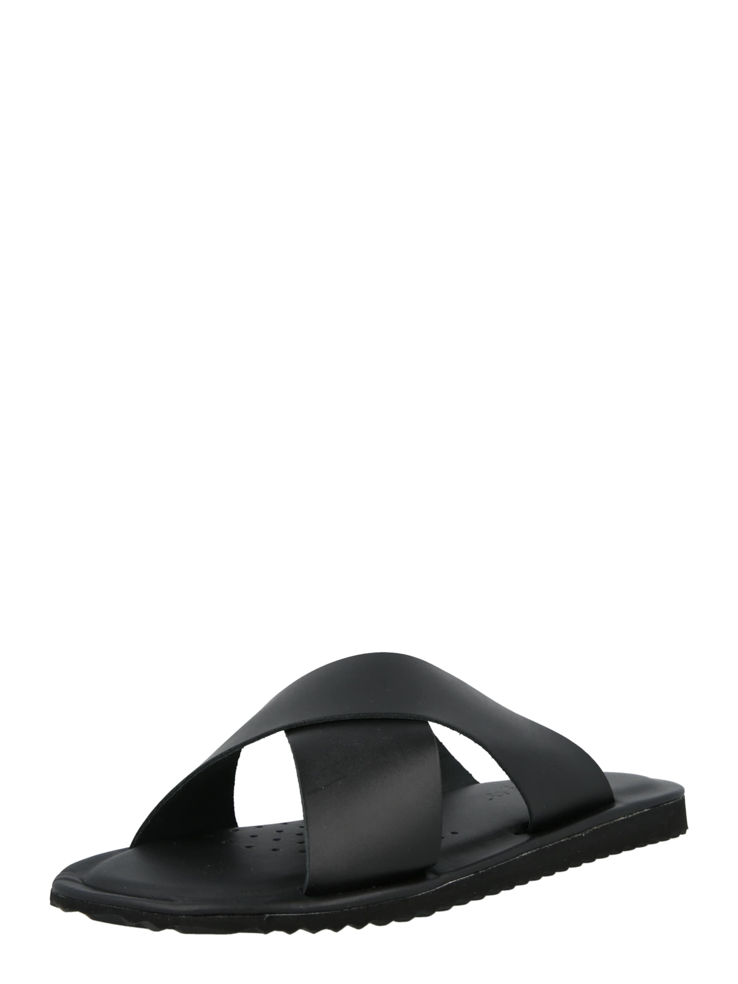 GEOX Klapki 'U ERICE' w kolorze czarny: przód