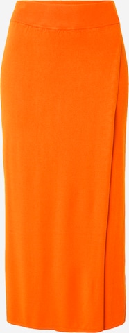 Karo Kauer Skirt 'Pumpkin Spice' in Orange: front