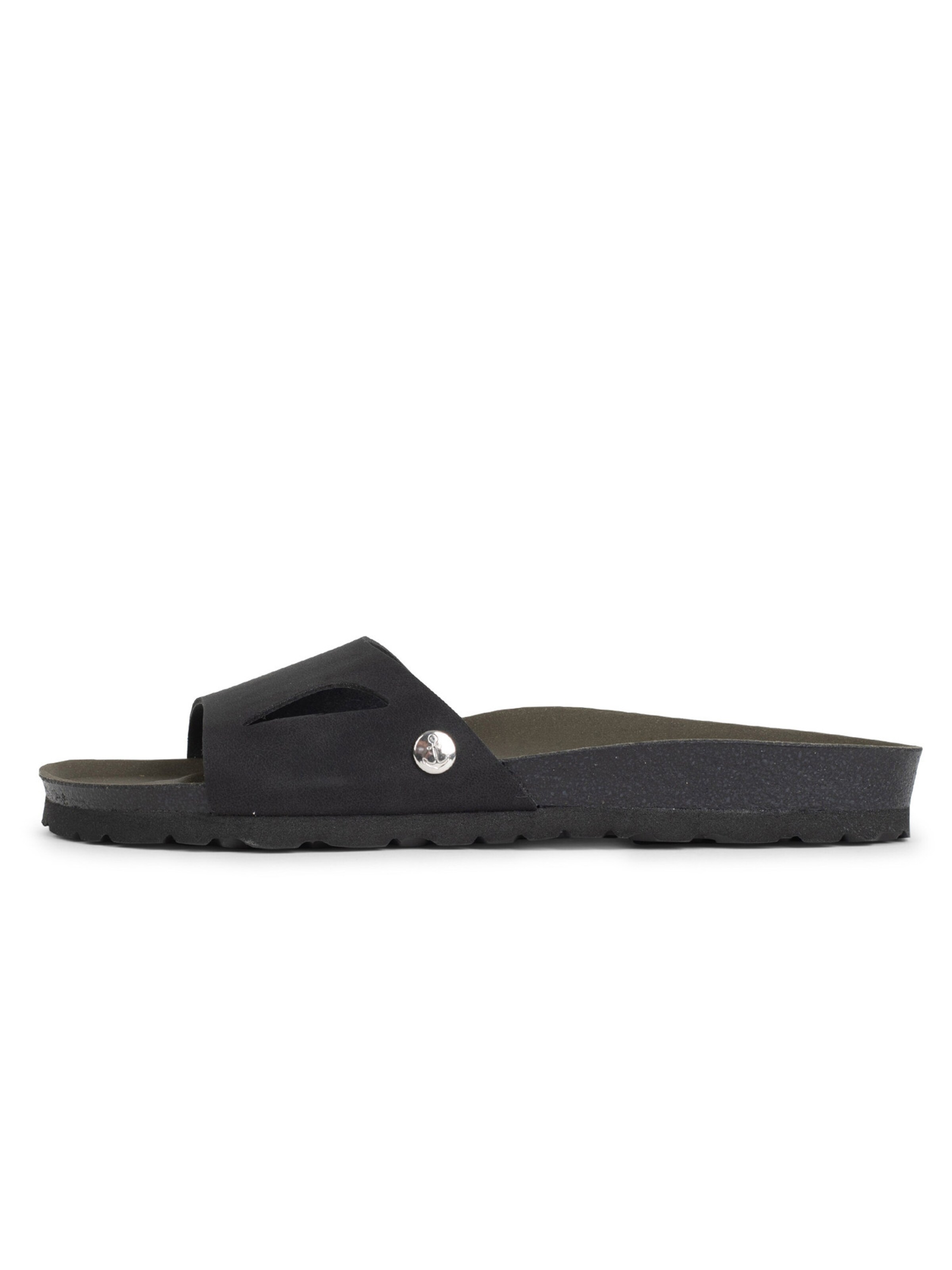 Bayton Pantolette 'Gecko' i svart, Produktvy